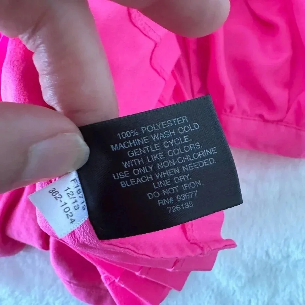 Ted baker girls bright Barbie pink dress tunic top size 5